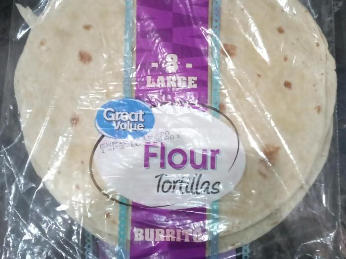 Flour tortilla nutrition facts