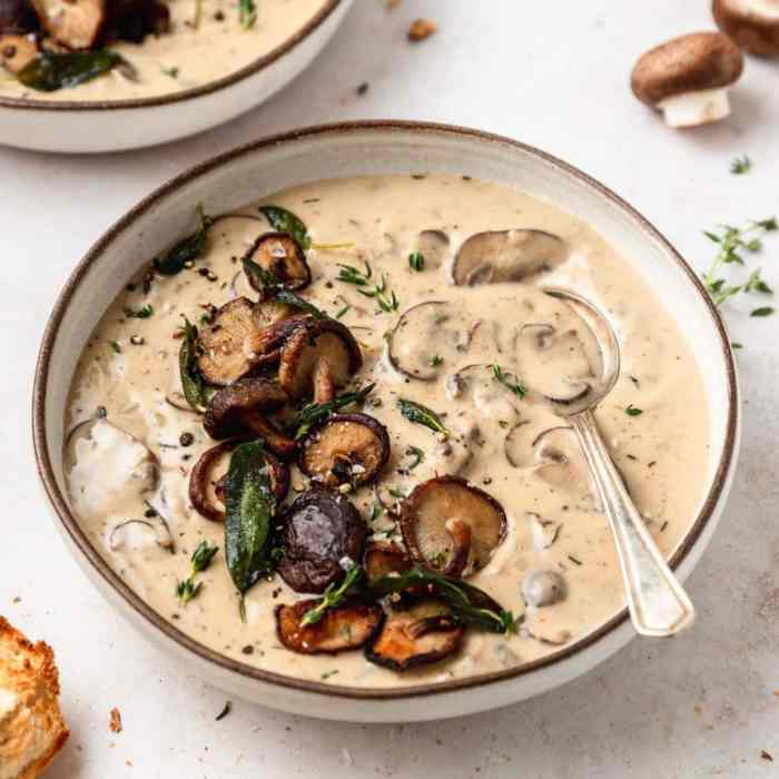 Cream of mushroom soup nutrition facts